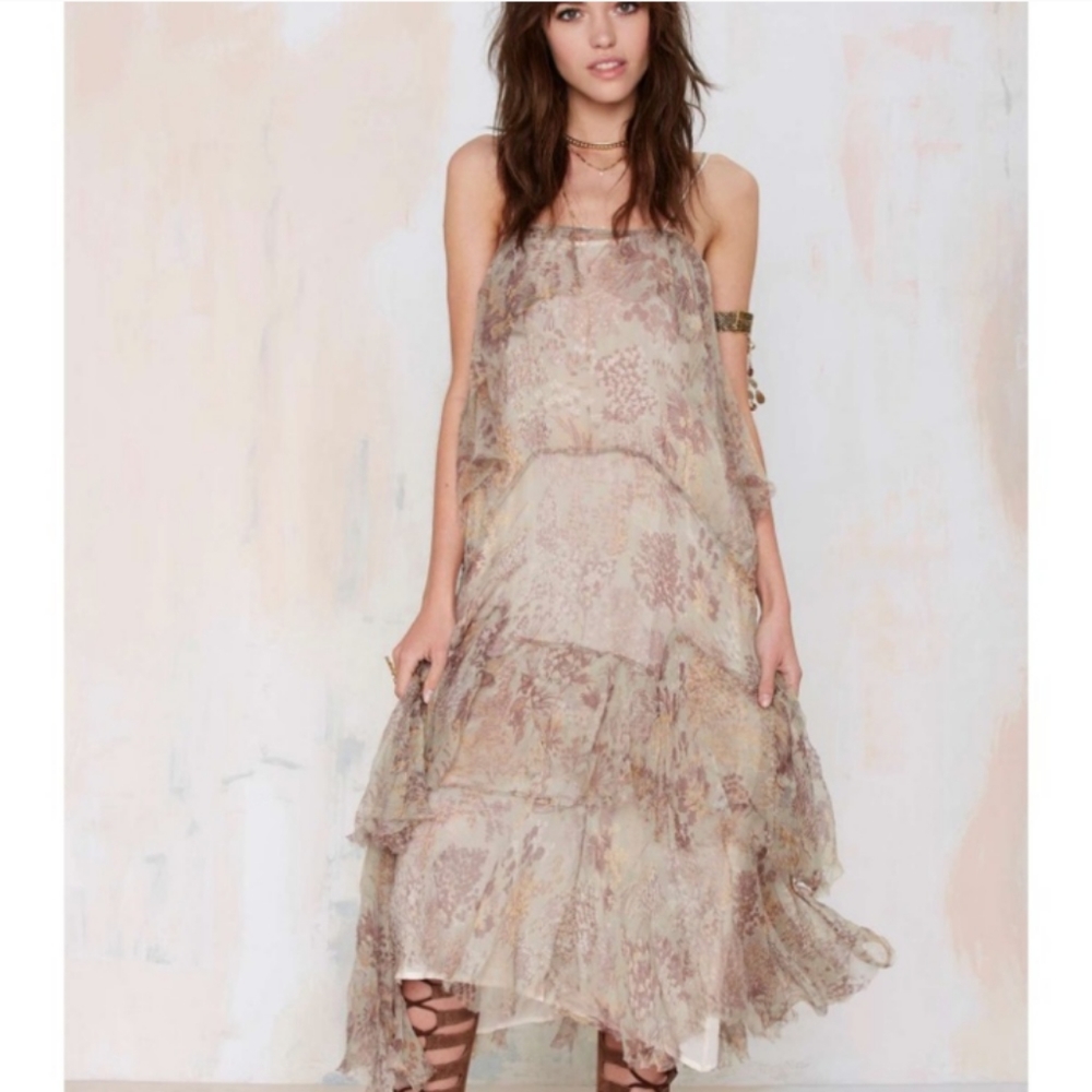 Mes Demoiselles Paris Crinkled Chiffon Dress - Picture 2 of 7